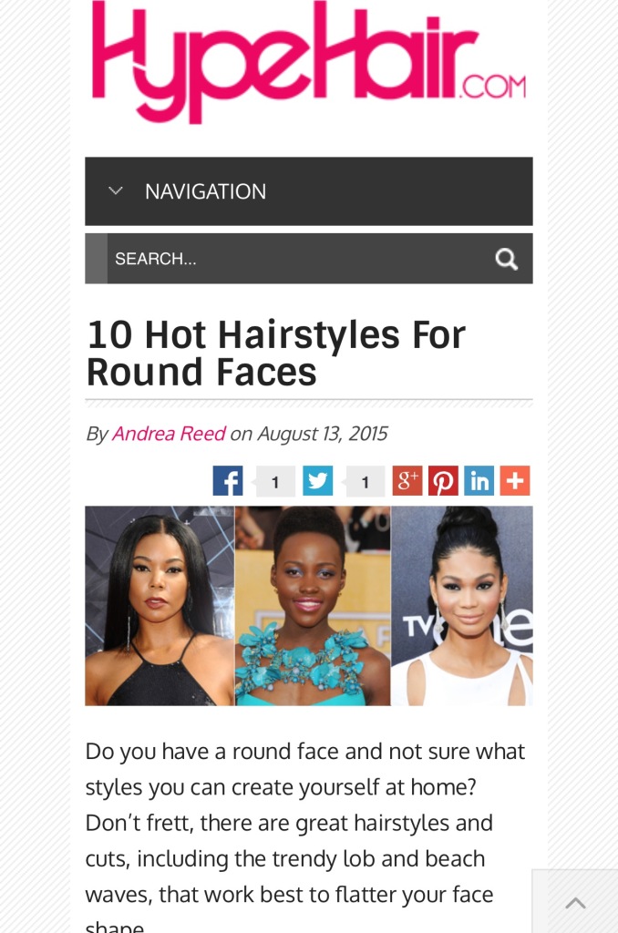 hairstyles for round faces